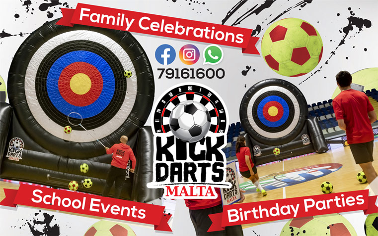 Kick Darts Malta Trailer Front Banner